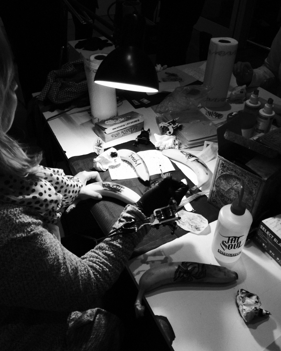 Ninasagt – Tattoo-workshop for DIE ZEIT, tattoo